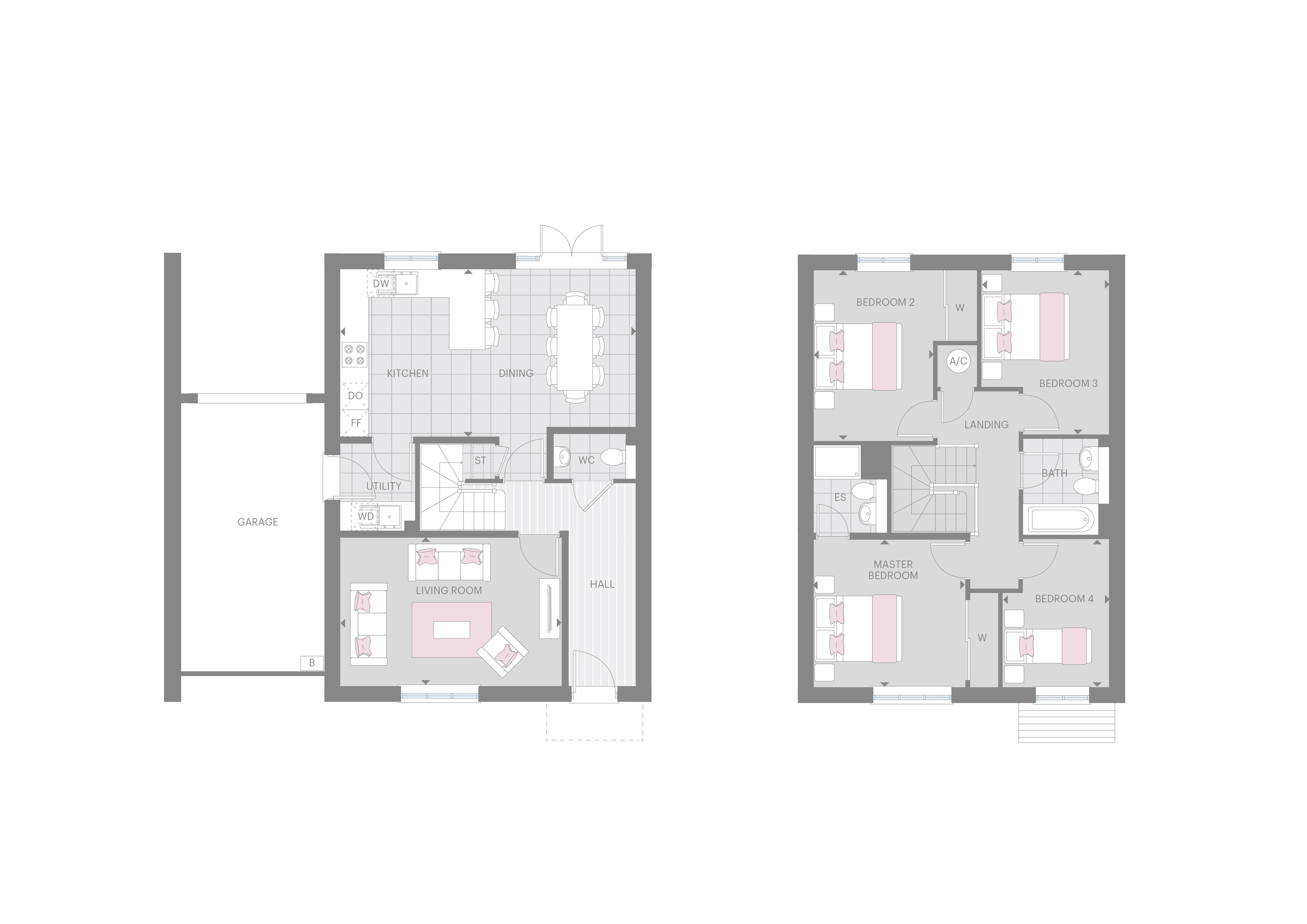 Floorplan for The Cedar at Westvale Park